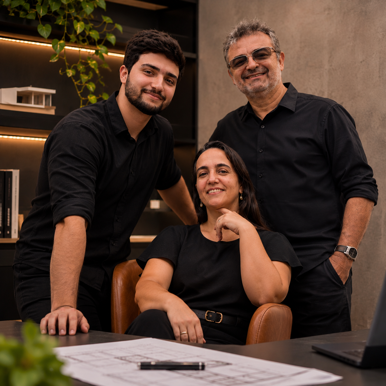 Equipe do escritório Samira & Kleber